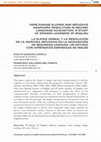 Research paper thumbnail of La elipsis verbal y la resolución de la anáfora reflexiva en la adquisición de segundas lenguas: un estudio con aprendices españoles de inglés