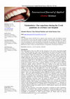 Research paper thumbnail of Teledentistry: Our experience during the Covid pandemic at a tertiary care hospital