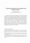 Research paper thumbnail of La literatura franciscana en las imprentas de la Cataluña moderna