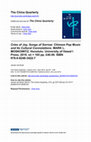 Research paper thumbnail of Cries of Joy, Songs of Sorrow: Chinese Pop Music and Its Cultural Connotations. MARK L. MOSKOWITZ. Honolulu: University of Hawai‘i Press, 2010. xii + 165 pp. £40.00. ISBN 978-0-8248-3422-7