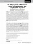 Research paper thumbnail of The ability of patients with Parkinson’s disease to recognize masked faces during the COVID-19 pandemic