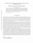 Research paper thumbnail of Variational Quantum Tomography with Incomplete Information by Means of Semidefinite Programs