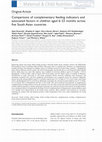 Research paper thumbnail of Comparisons of complementary feeding indicators and associated factors in children aged 6-23 months across five South Asian countries