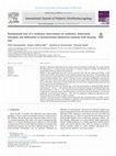 Research paper thumbnail of Randomized trial of a resilience intervention on resilience, behavioral strengths and difficulties of mainstreamed adolescent students with hearing loss