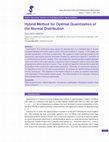 Research paper thumbnail of Hybrid Method for Optimal Quantization of the Normal Distribution