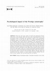 Research paper thumbnail of Psychological impact of the Prestige catastrophe