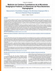 Research paper thumbnail of Medición de cambios cuantitativos de la microbiota subgingival posterior a la remoción de placa bacteriana supragingival