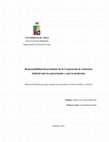 Research paper thumbnail of Responsabilidad del postulante de la Corporación de Asistencia Judicial ante los patrocinados y ante la institución