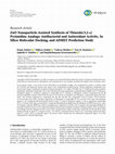 Research paper thumbnail of ZnO Nanoparticle-Assisted Synthesis of Thiazolo[3,2-α]Pyrimidine Analogs: Antibacterial and Antioxidant Activity, In Silico Molecular Docking, and ADMET Prediction Study