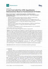 Research paper thumbnail of A Low-Cost Label-Free AFB1 Impedimetric Immunosensor Based on Functionalized CD-Trodes