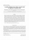 Research paper thumbnail of A spatially distributed energy balance snowmelt model for application in mountain basins