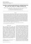 Research paper thumbnail of Sensitivity of model parameterizations for simulated latent heat flux at the snow surface for complex mountain sites