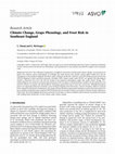 Research paper thumbnail of Climate Change, Grape Phenology, and Frost Risk in Southeast England