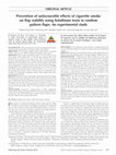 Research paper thumbnail of Prevention of unfavourable effects of cigarette smoke on flap viability using botulinum toxin in random pattern flaps: An experimental study