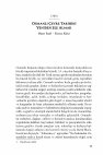 Research paper thumbnail of “Osmanlı Çevre Tarihini Yeniden Ele Almak.” In İktidar Tohumları. Osmanlı Çevre Tarihi Üzerine İncelemeler, eds. Onur İnal and Yavuz Köse (Istanbul: İletişim Yayınları, 2022), 17-34.