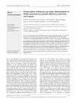 Research paper thumbnail of Transcription enhancers as major determinants of SV40 polyomavirus growth efficiency and host cell tropism