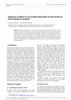 Research paper thumbnail of Influence of defect in an excited steel plate on the results of time-frequency analysis