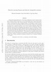 Research paper thumbnail of Discrete Moving Frames and Discrete Integrable Systems