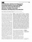 Research paper thumbnail of A Collaborative, Systems-Level Approach to Eliminating Healthcare-Associated MRSA, Central-Line-Associated Bloodstream Infections, Ventilator-Associated Pneumonia, and Respiratory Virus Infections