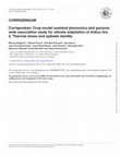 Research paper thumbnail of Corrigendum: Crop-model assisted phenomics and genome-wide association study for climate adaptation of indica rice 2. Thermal stress and spikelet sterility