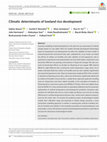 Research paper thumbnail of Climatic determinants of lowland rice development