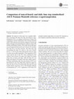 Research paper thumbnail of Comparison of sum-of-hourly and daily time step standardized ASCE Penman-Monteith reference evapotranspiration