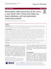 Research paper thumbnail of Mesonephric adenocarcinoma of the cervix: A case report and review of the literature