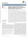 Research paper thumbnail of Magnetic, X-ray and Mössbauer studies on magnetite/maghemite core–shell nanostructures fabricated through an aqueous route