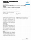 Research paper thumbnail of Developemental risk: evidence from large non right-handed samples