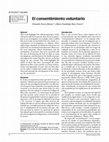 Research paper thumbnail of El consentimiento voluntario