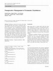 Research paper thumbnail of Nonoperative Management of Traumatic Chylothorax