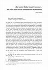 Research paper thumbnail of Die besten Weiber lesen träumend». Jean Pauls Utopie von der Unmittelbarkeit des Verstehens