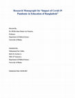 Research paper thumbnail of Impact of Covid-19 Pandemic in Education of Bangladesh