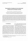 Research paper thumbnail of Determination of loading in the lower limb joints during step-forward lunge in fencing