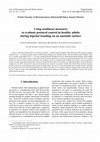 Research paper thumbnail of Using nonlinear measures to evaluate postural control in healthy adults during bipedal standing on an unstable surface