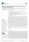 Research paper thumbnail of Effectiveness of Warm-Up Exercises with Tissue Flossing in Increasing Muscle Strength