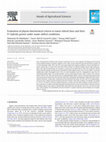 Research paper thumbnail of Evaluation of physio-biochemical criteria in maize inbred lines and their F1 hybrids grown under water-deficit conditions