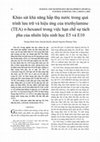 Research paper thumbnail of Investigation of water absorption during the storage and effects of triethylamine (TEA) nhexanol in reducing phase separation of E5 and E10 biofuels