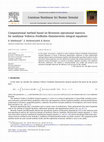 Research paper thumbnail of Computational method based on Bernstein operational matrices for nonlinear Volterra–Fredholm–Hammerstein integral equations