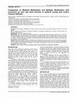 Research paper thumbnail of Comparison of Maitland Mobilization and Mulligan Mobilization with movement on pain and hand function in patients having post Colle’s Fracture Stiffness