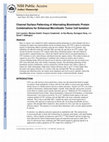 Research paper thumbnail of Channel Surface Patterning of Alternating Biomimetic Protein Combinations for Enhanced Microfluidic Tumor Cell Isolation