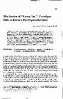 Research paper thumbnail of The demise of “Korea, Inc.”: Paradigm shift in Korea's developmental state