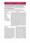 Research paper thumbnail of Yield and growth performance of bitter gourd with Karanja trees under alley cropping system in river island of Mymensingh