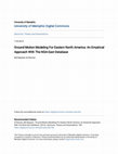 Research paper thumbnail of Ground Motion Modeling For Eastern North America: An Empirical Approach With The NGA-East Database