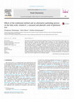 Research paper thumbnail of Effects of the traditional method and an alternative parboiling process on the fatty acids, vitamin E, γ-oryzanol and phenolic acids of glutinous rice