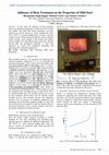 Research paper thumbnail of Influence of Heat Treatment on the Properties of Mild Steel