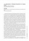 Research paper thumbnail of Silvia Robin y Alberto Ford (Comps.). Representación y Participación Democrática en los Espacios Locales