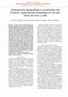 Research paper thumbnail of Indicaciones geográficas e incremento del turismo: experiencias brasileñas en los sectores de vino y café