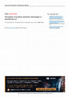 Research paper thumbnail of Simulation of positive streamer discharges in transformer oil