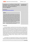 Research paper thumbnail of Investigation of the Effects of Social Self-Confidence, Social Loneliness and Family Emotional Loneliness Variables on Internet Addiction